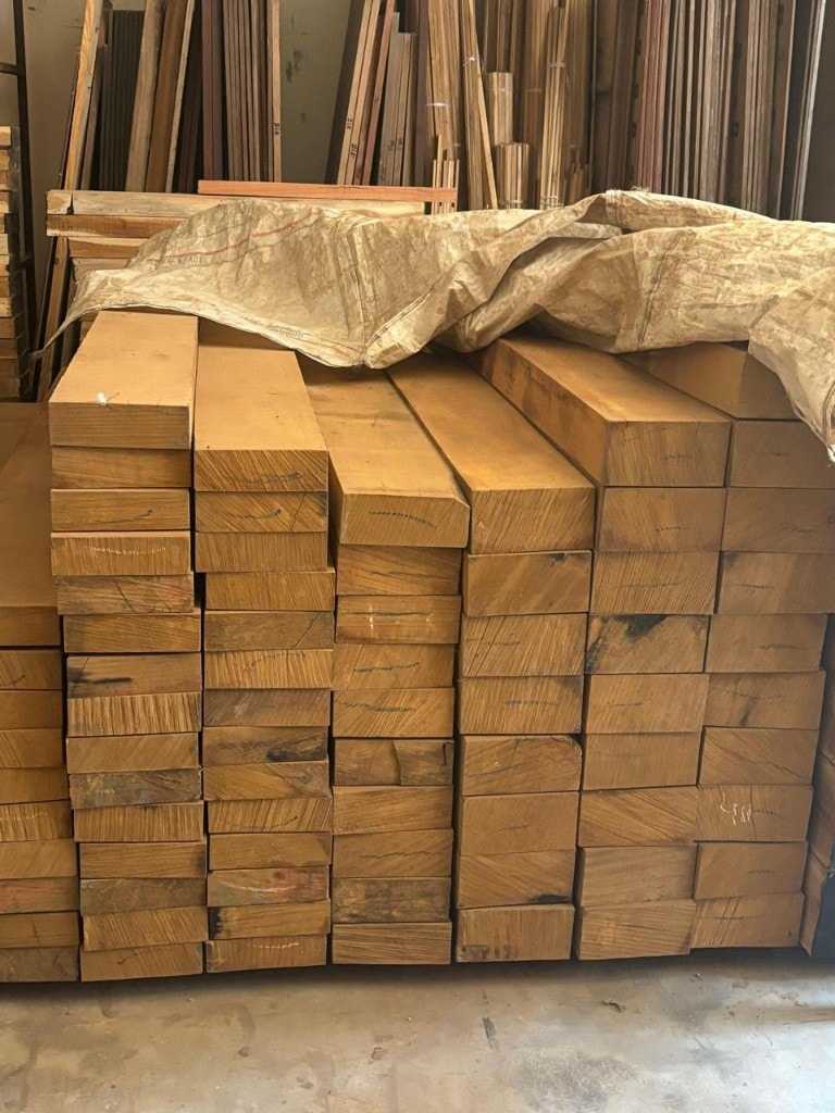 Timber stock for truck body flooring and structure